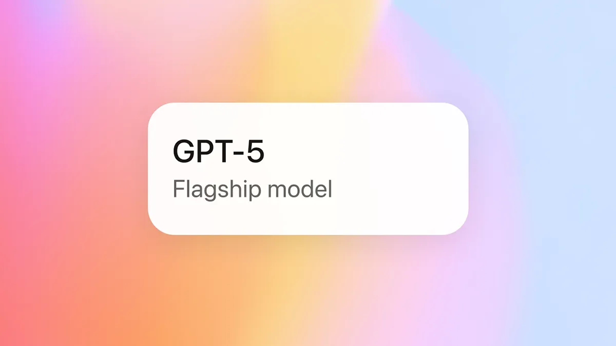 GPT 5 Oberfläche